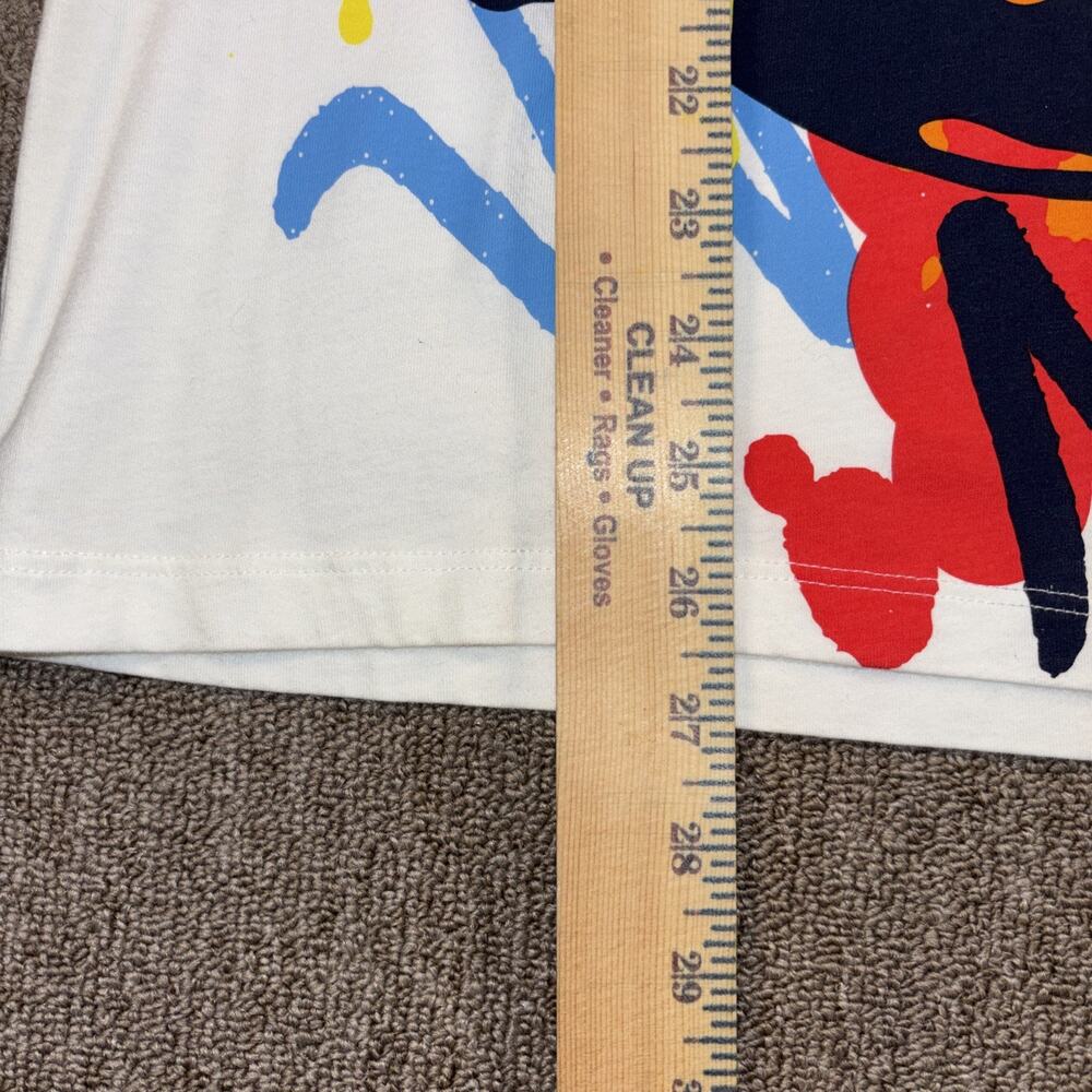 Armani Exchange st_ART Alex Lehours Graffiti Graphic T-Shirt White Size Medium - Picture 10 of 10